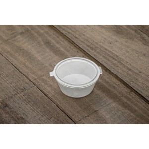 00114  Round dipping cups 70ml 