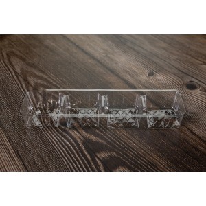 00927 Clear insert tray with 4 holes