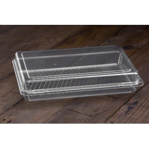 01137 Hinge Container 900ml with integrated lid. 